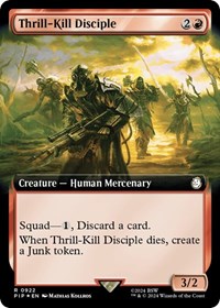 Thrill-Kill Disciple (Extended Art) (Surge Foil), Universes Beyond: Fallout