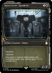 Securitron Squadron (Showcase) (Surge Foil), Universes Beyond: Fallout