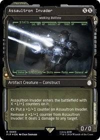Assaultron Invader - Walking Ballista (Showcase) (Surge Foil), Universes Beyond: Fallout