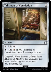 Talisman of Conviction (Surge Foil), Universes Beyond: Fallout
