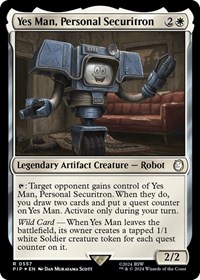 Yes Man, Personal Securitron (Surge Foil), Universes Beyond: Fallout