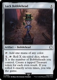 Luck Bobblehead (Surge Foil), Universes Beyond: Fallout