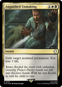 Anguished Unmaking (Surge Foil), Universes Beyond: Fallout