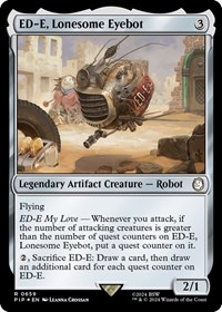 ED-E, Lonesome Eyebot (Surge Foil), Universes Beyond: Fallout