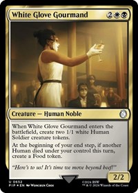 White Glove Gourmand (Surge Foil), Universes Beyond: Fallout