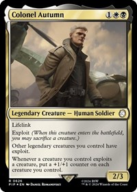 Colonel Autumn (Surge Foil), Universes Beyond: Fallout