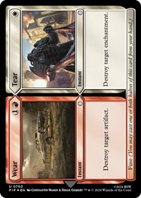 Wear // Tear (Surge Foil), Universes Beyond: Fallout