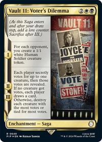 Vault 11: Voter's Dilemma (Surge Foil), Universes Beyond: Fallout