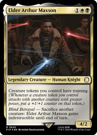 Elder Arthur Maxson (Surge Foil), Universes Beyond: Fallout
