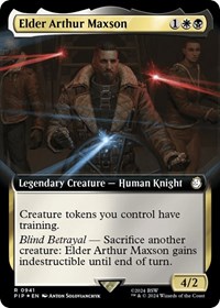 Elder Arthur Maxson (Extended Art) (Surge Foil), Universes Beyond: Fallout