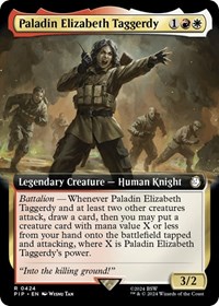 Paladin Elizabeth Taggerdy (Extended Art), Universes Beyond: Fallout