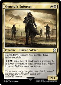 General's Enforcer (Surge Foil), Universes Beyond: Fallout
