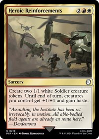Heroic Reinforcements, Universes Beyond: Fallout