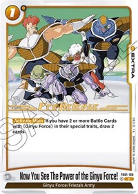 Now You See The Power of the Ginyu Force!