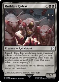 Ruthless Radrat, Universes Beyond: Fallout
