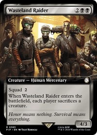 Wasteland Raider (Extended Art), Universes Beyond: Fallout