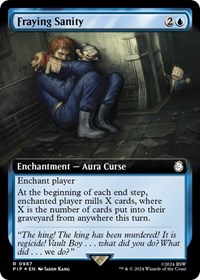 Fraying Sanity (Extended Art) (Surge Foil), Universes Beyond: Fallout
