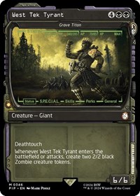 West Tek Tyrant - Grave Titan (Showcase), Universes Beyond: Fallout