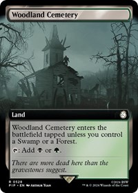 Woodland Cemetery (Extended Art), Universes Beyond: Fallout