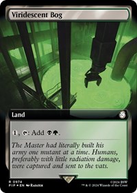 Viridescent Bog (Extended Art) (Surge Foil), Universes Beyond: Fallout