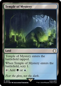 Temple of Mystery (Surge Foil), Universes Beyond: Fallout