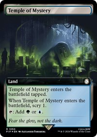 Temple of Mystery (Extended Art) (Surge Foil), Universes Beyond: Fallout