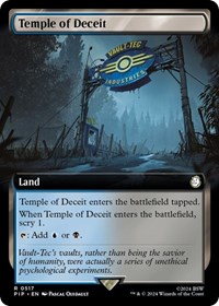 Temple of Deceit (Extended Art), Universes Beyond: Fallout
