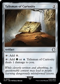 Talisman of Curiosity, Universes Beyond: Fallout