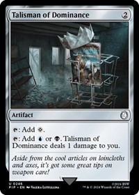 Talisman of Dominance, Universes Beyond: Fallout