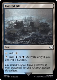 Tainted Isle (Surge Foil), Universes Beyond: Fallout