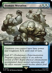 Biomass Mutation (Extended Art), Universes Beyond: Fallout