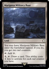 Mariposa Military Base, Universes Beyond: Fallout