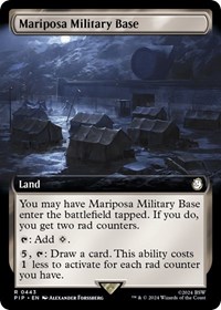 Mariposa Military Base (Extended Art), Universes Beyond: Fallout