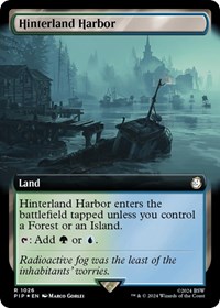 Hinterland Harbor (Extended Art) (Surge Foil), Universes Beyond: Fallout