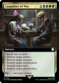Casualties of War (Extended Art) (Surge Foil), Universes Beyond: Fallout