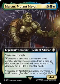 Marcus, Mutant Mayor (Extended Art), Universes Beyond: Fallout