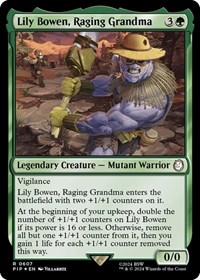 Lily Bowen, Raging Grandma (Surge Foil), Universes Beyond: Fallout