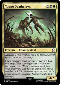 Young Deathclaws (Surge Foil), Universes Beyond: Fallout