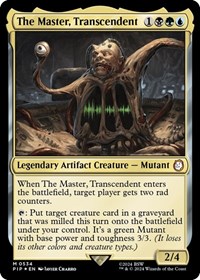 The Master, Transcendent (Surge Foil), Universes Beyond: Fallout