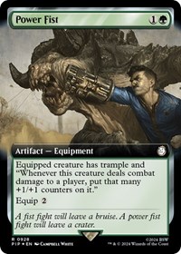 Power Fist (Extended Art) (Surge Foil), Universes Beyond: Fallout