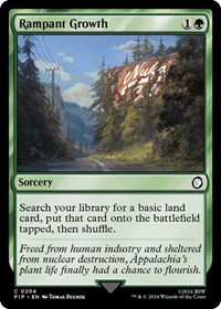 Rampant Growth, Universes Beyond: Fallout