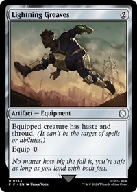 Lightning Greaves, Universes Beyond: Fallout