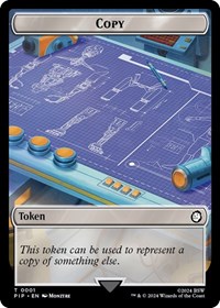 Copy // Human Soldier Double-Sided Token, Universes Beyond: Fallout