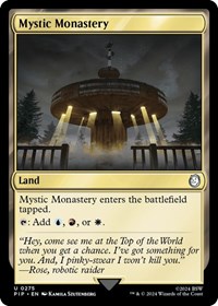 Mystic Monastery, Universes Beyond: Fallout