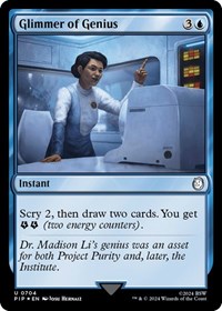Glimmer of Genius (Surge Foil), Universes Beyond: Fallout