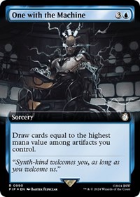 One with the Machine (Extended Art) (Surge Foil), Universes Beyond: Fallout