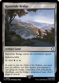 Razortide Bridge (Surge Foil), Universes Beyond: Fallout