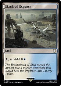 Skycloud Expanse (Surge Foil), Universes Beyond: Fallout