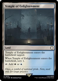 Temple of Enlightenment (Surge Foil), Universes Beyond: Fallout