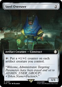 Steel Overseer (Extended Art), Universes Beyond: Fallout